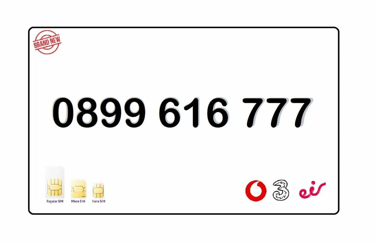 New sim card with easy remember number