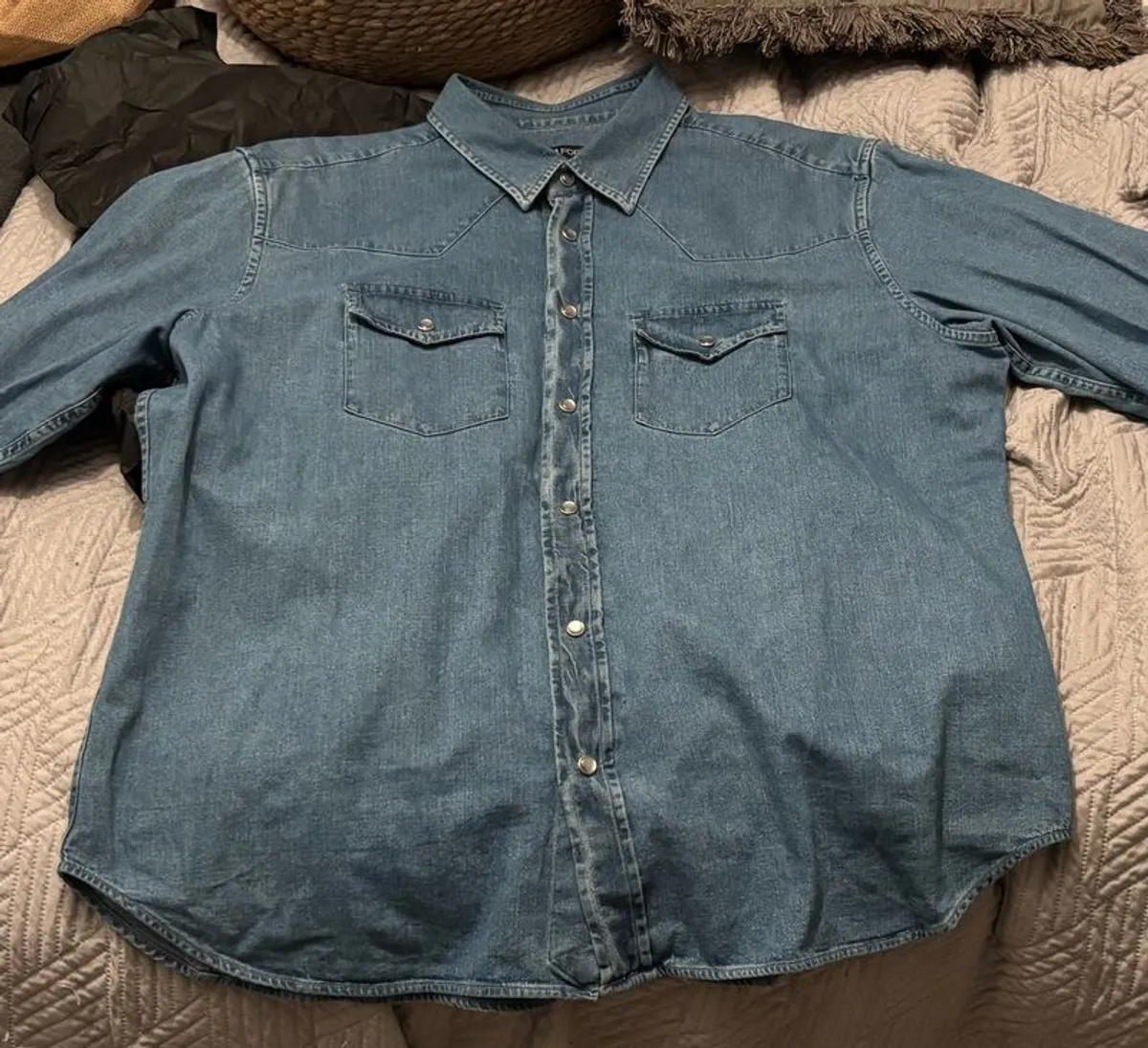 Tom Ford Denim Shirt size 17.5 men's - Image 1