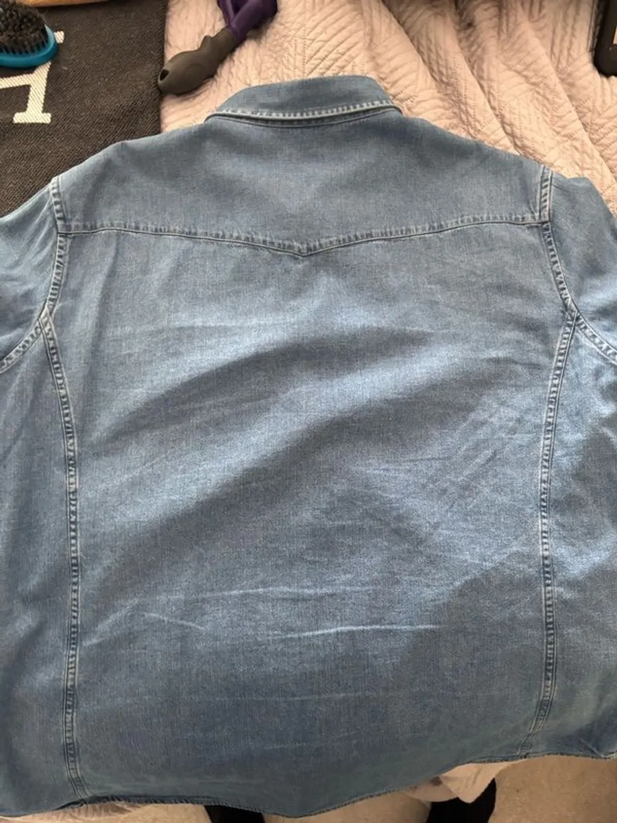 Tom Ford Denim Shirt size 17.5 men's - Image 3