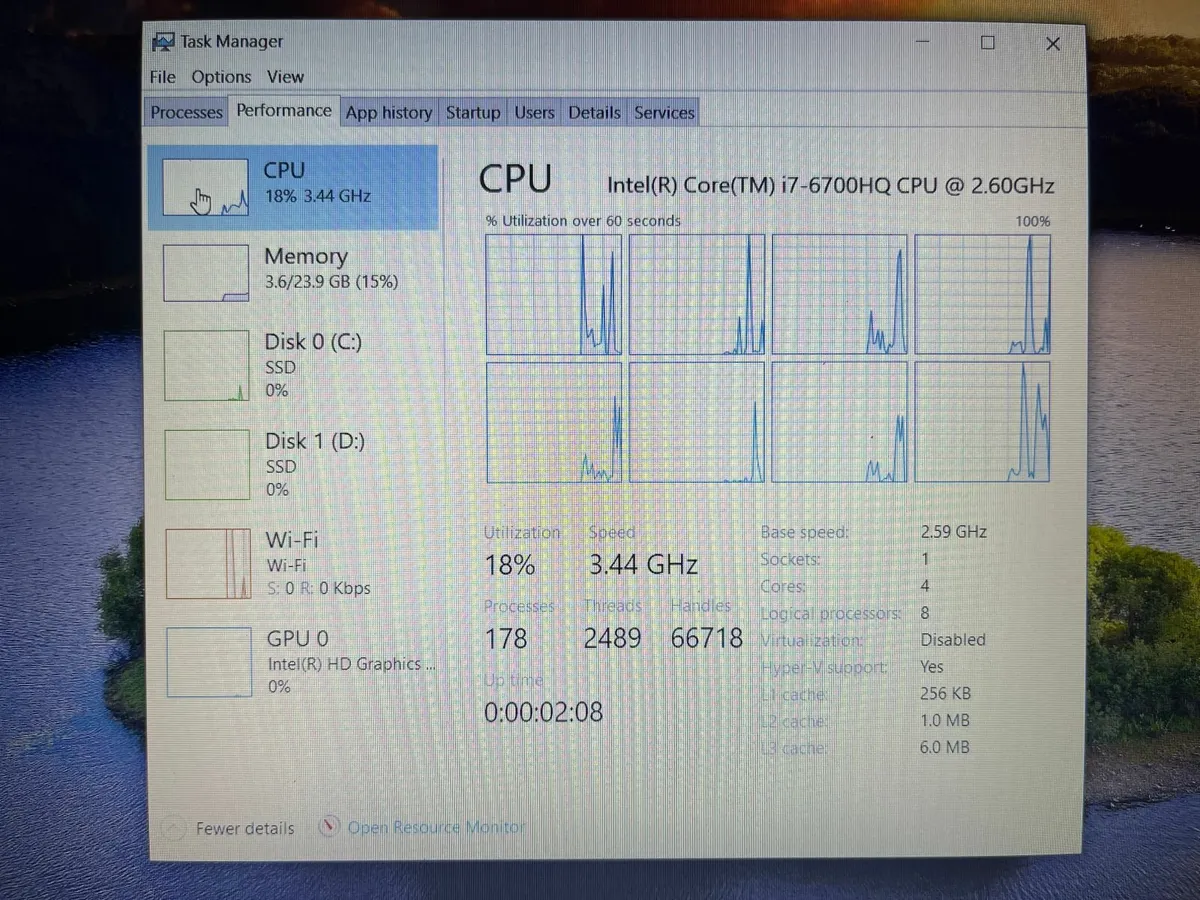 HP Zbook G3-i7 CPU-32GB-3x 256GB SSD's - Image 2