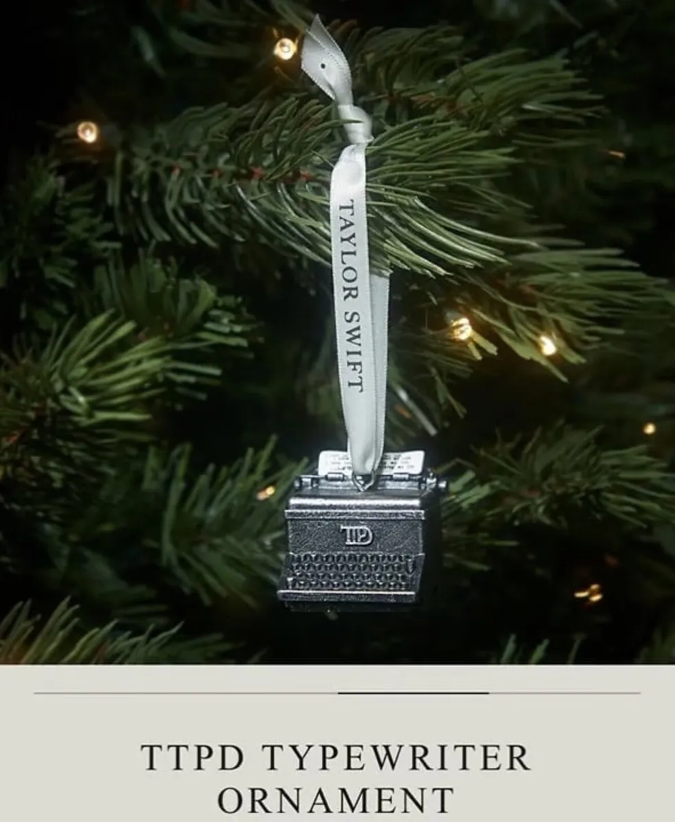 Taylor Swift TTPD Typewriter Ornament - New - Image 1