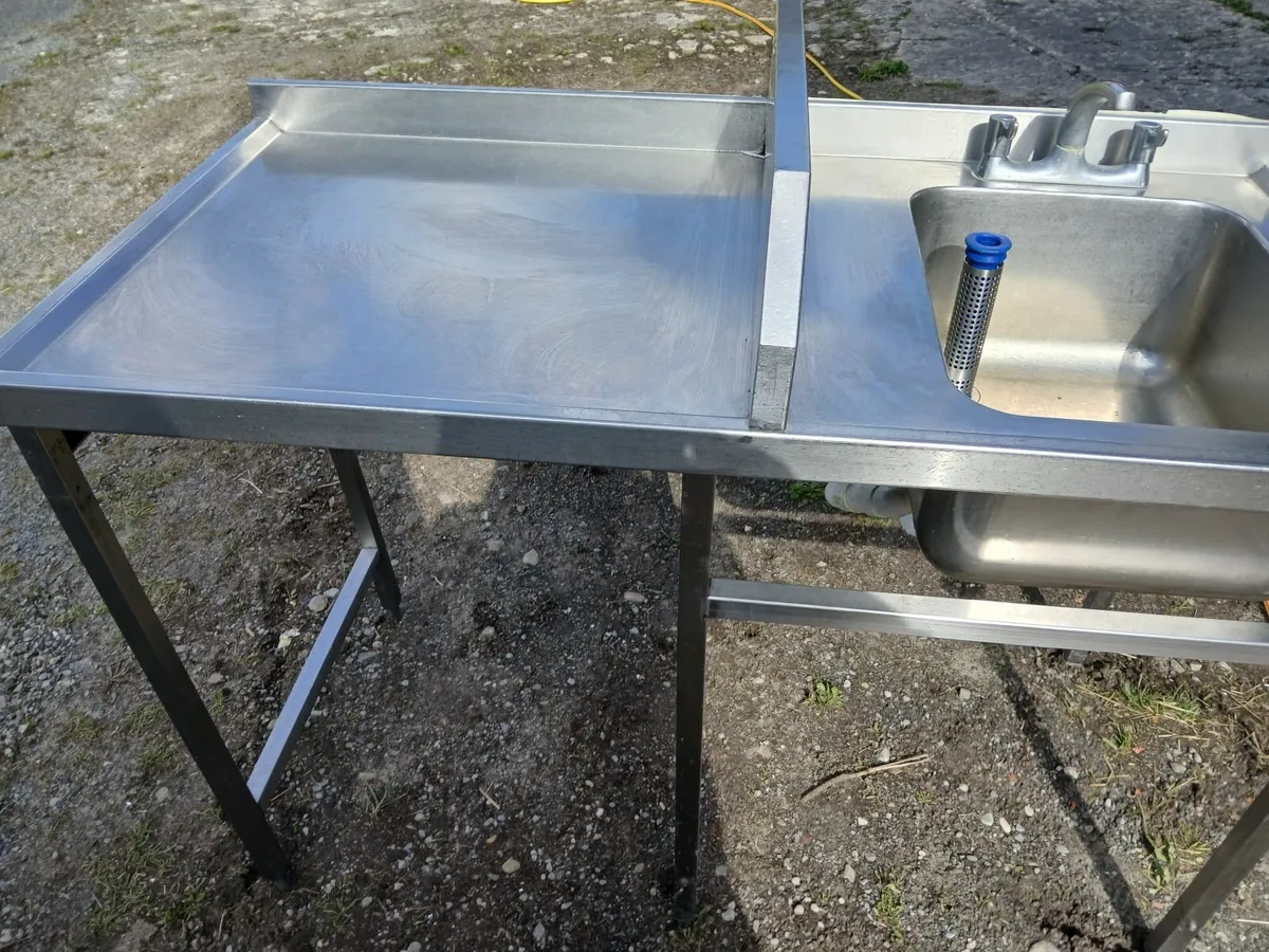 Stainless steel cabbinet sink unit delivered - Image 1