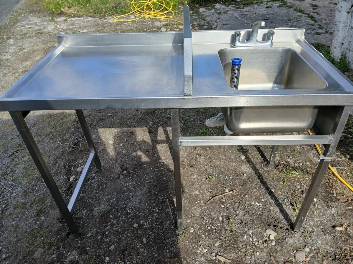 Stainless steel cabbinet sink unit delivered - Image 2