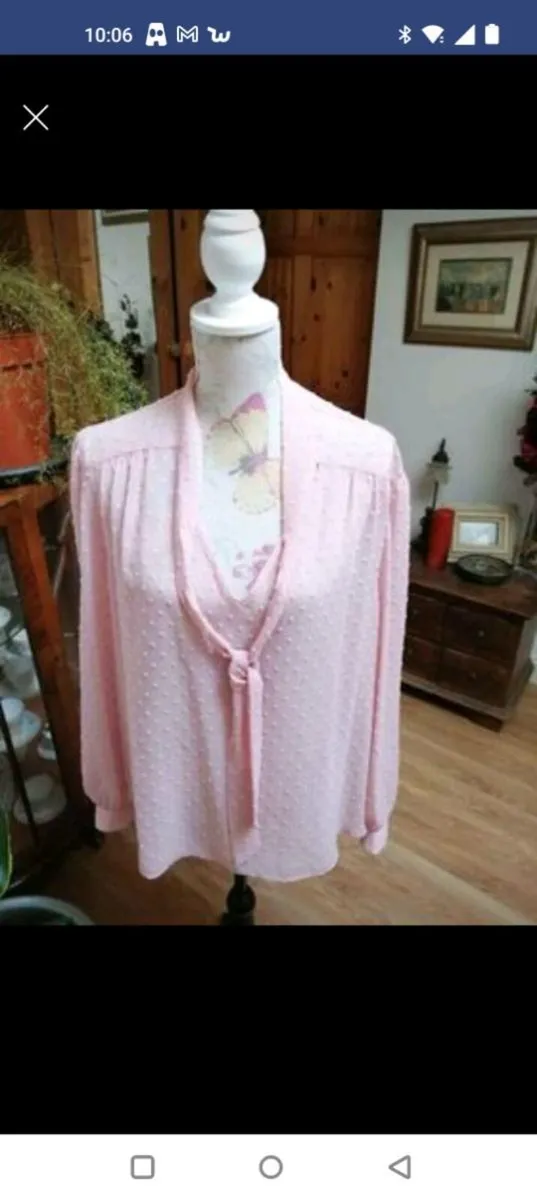 Ladies pale pink blouse, New with tags.plus size - Image 1