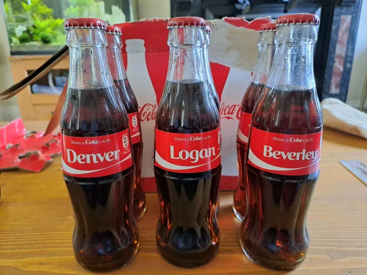 Coke bottles with names - Image 1