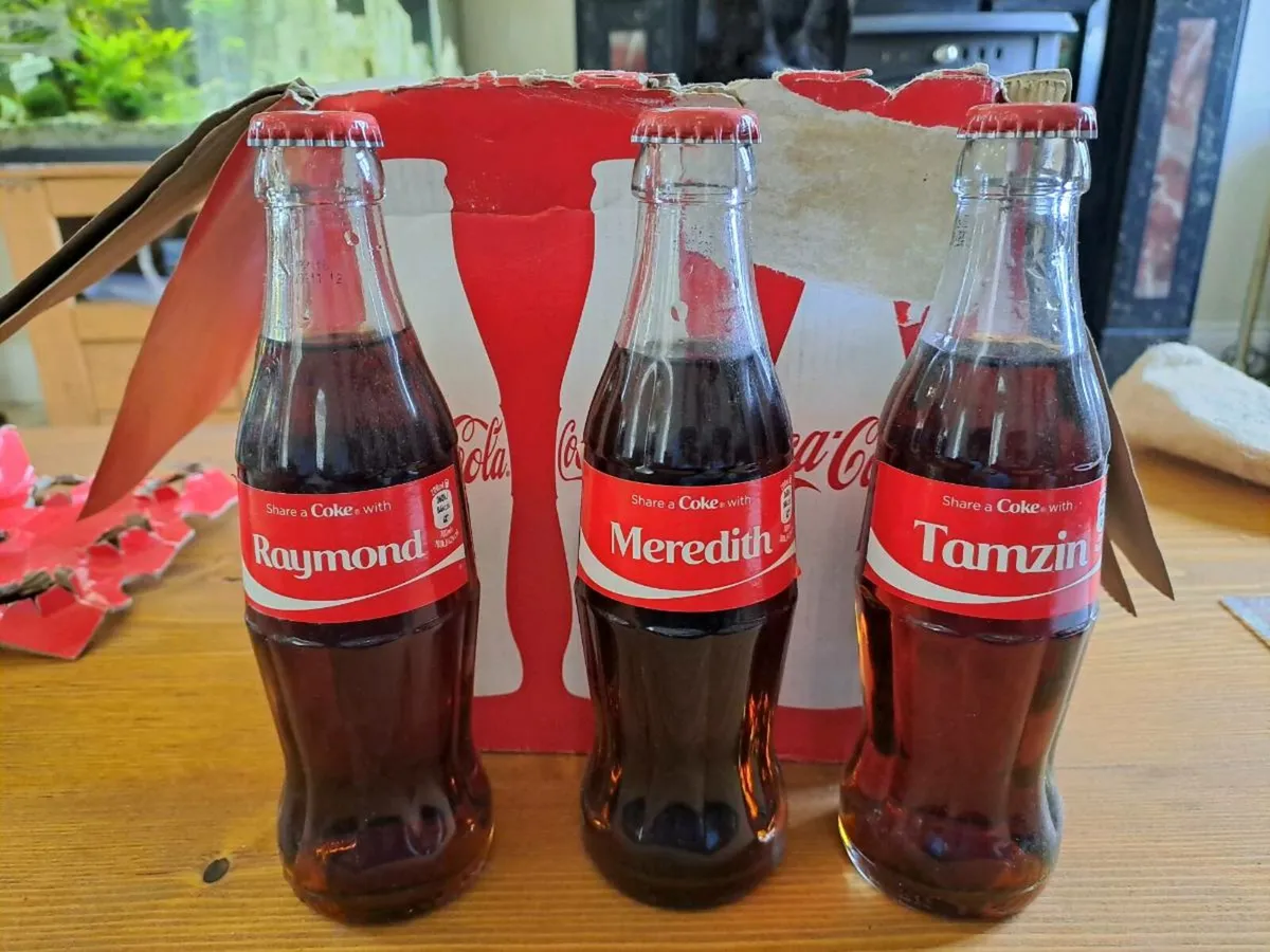 Coke bottles with names - Image 2