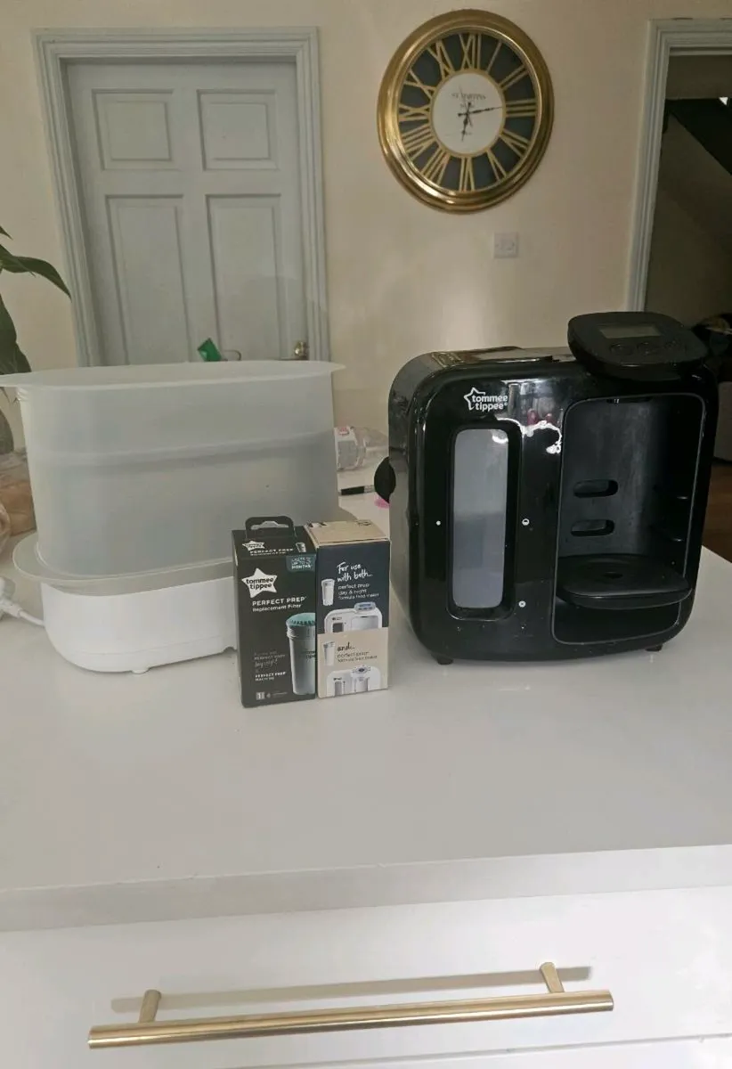 Bottle prep machine, 2 filters&electric steriliser - Image 1