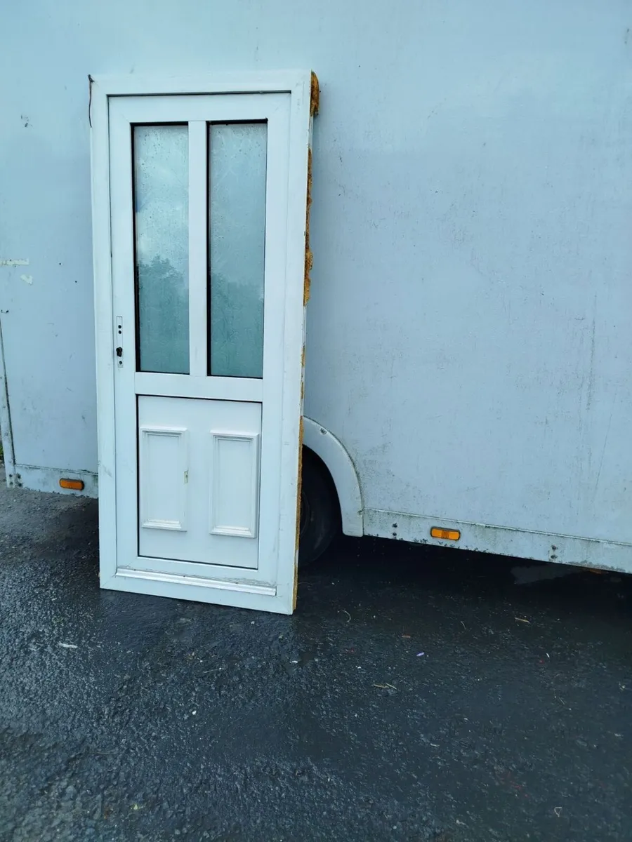 White PVC Single Door - Image 2