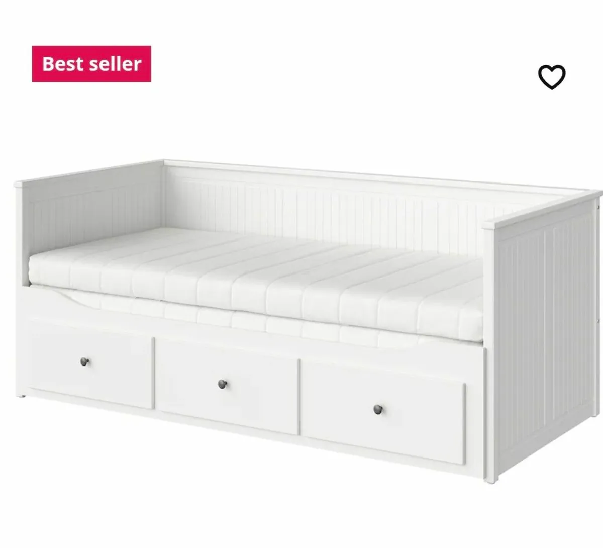 Ikea Hemnes Day bed 3 drawer - Image 1