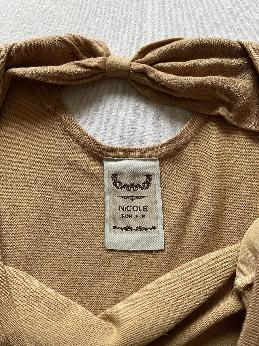 Nicole For F. R. Soft Viscose Creamy Caramel Dress - Image 1