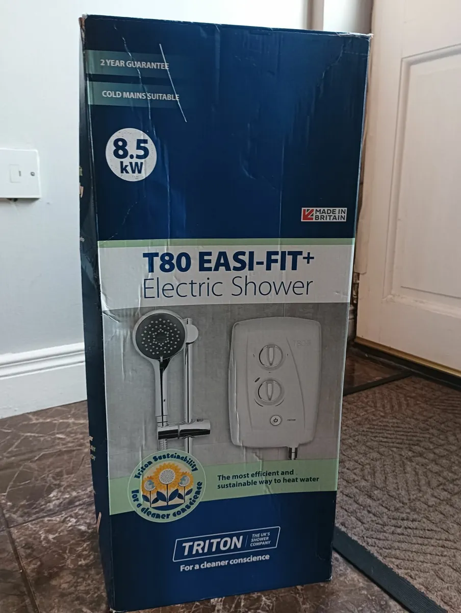 New Triton T80 electric shower - Image 1
