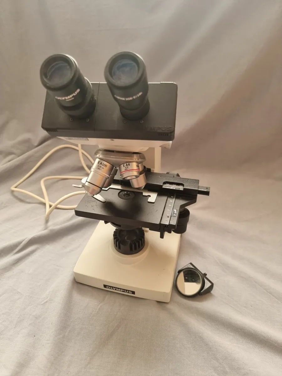 Olympus binocular microscope CHK2-F-GS 4 Objective - Image 1