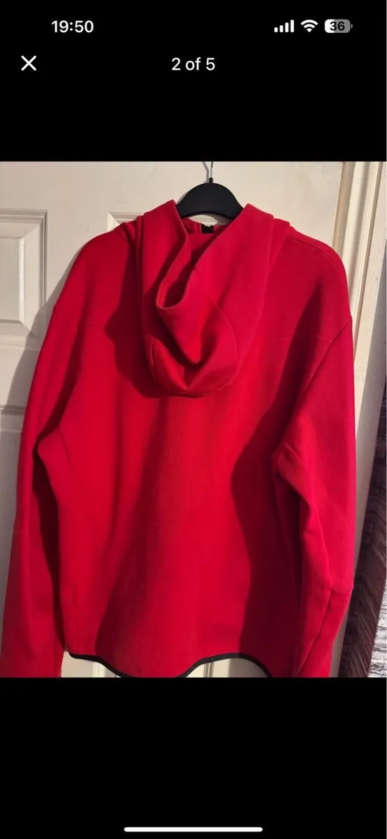 Red Nike Tech Fleece Tracksuit - Image 2