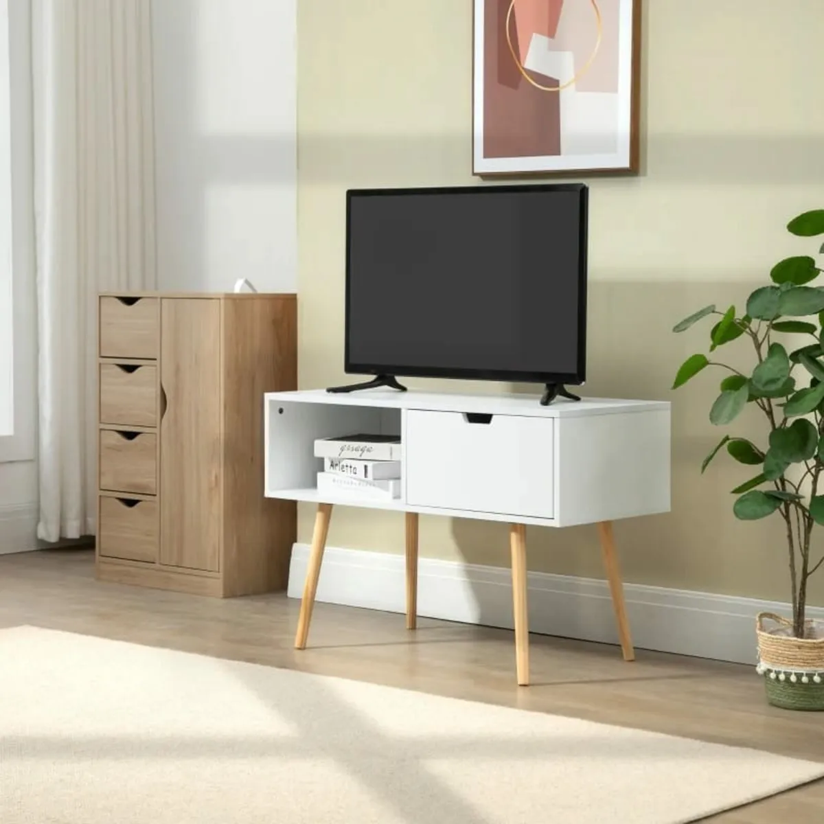 TV Cabinet Unit for TVs up to 47'' Flat Screen wit - Image 2