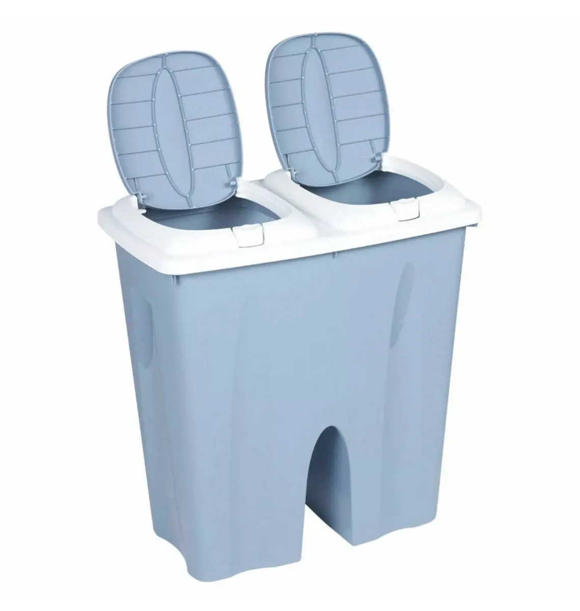 50L Litre Duo Recycle Bin with 2 Compartments NEW - Image 1