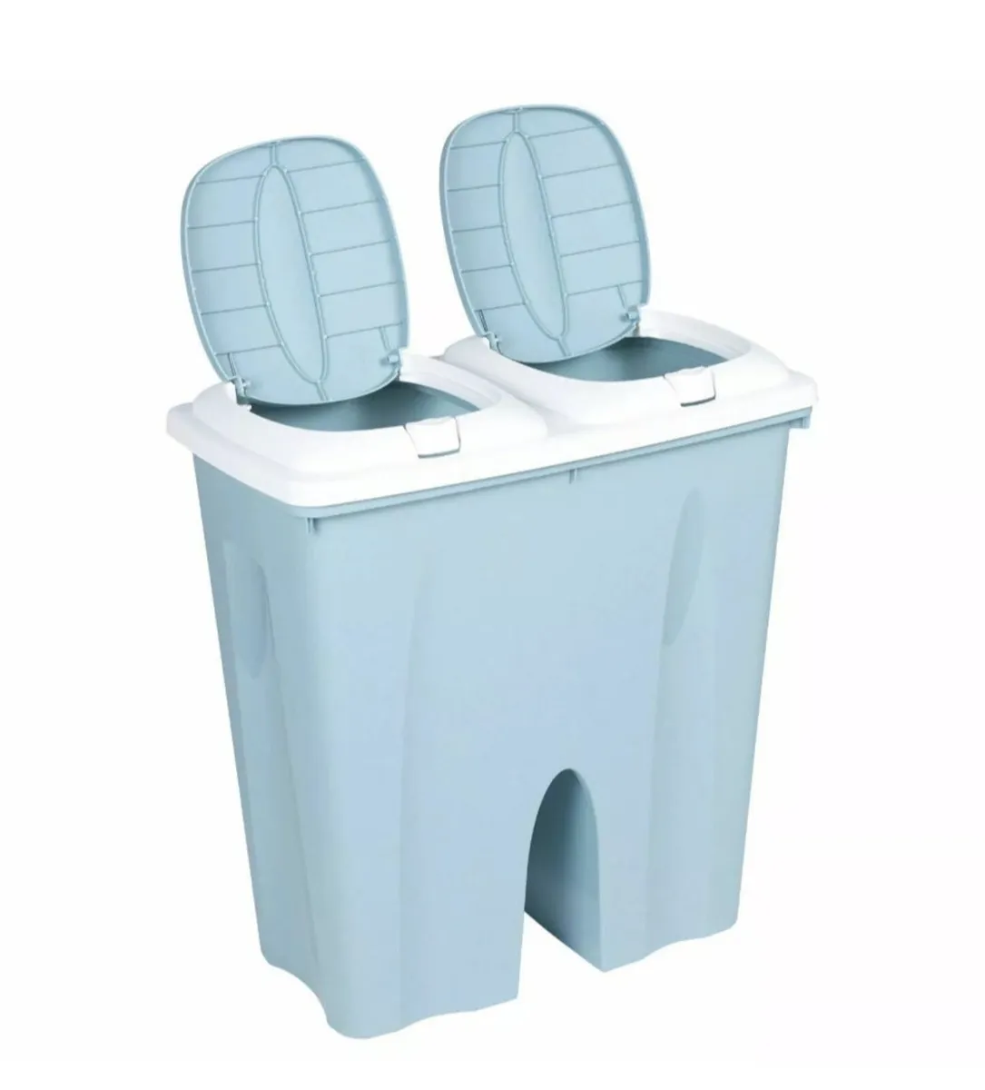 50L Litre Duo Recycle Bin with 2 Compartments NEW - Image 2