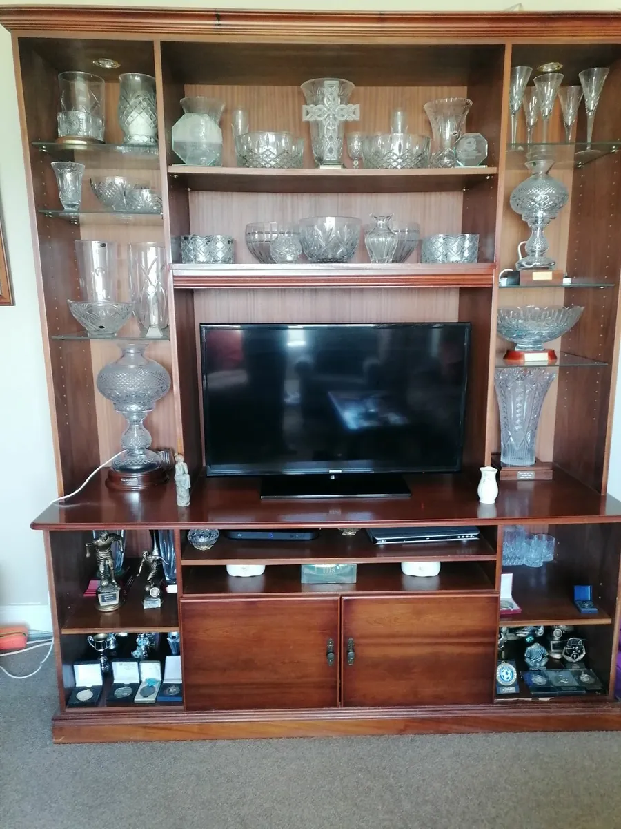 Mahogany Display Cabinet - Image 1