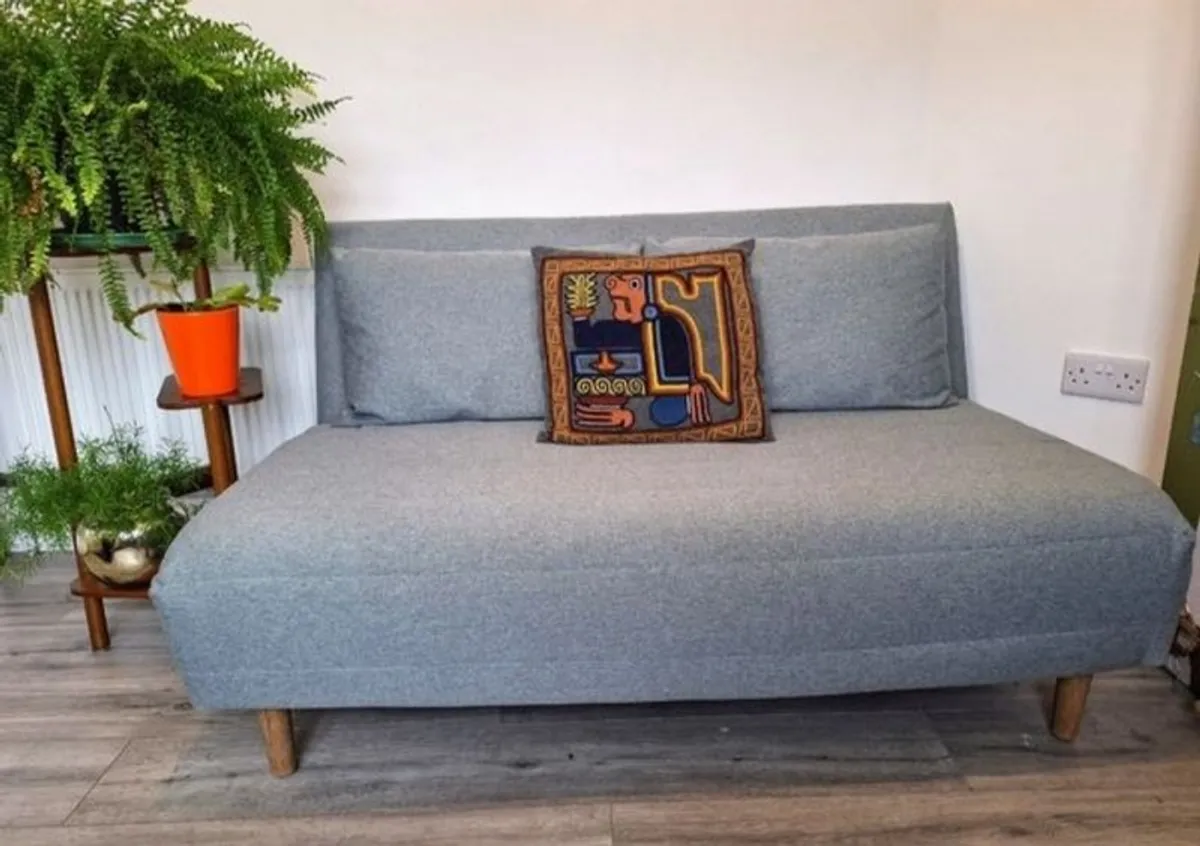 M&S Double Sofa Bed (can deliver) - Image 1