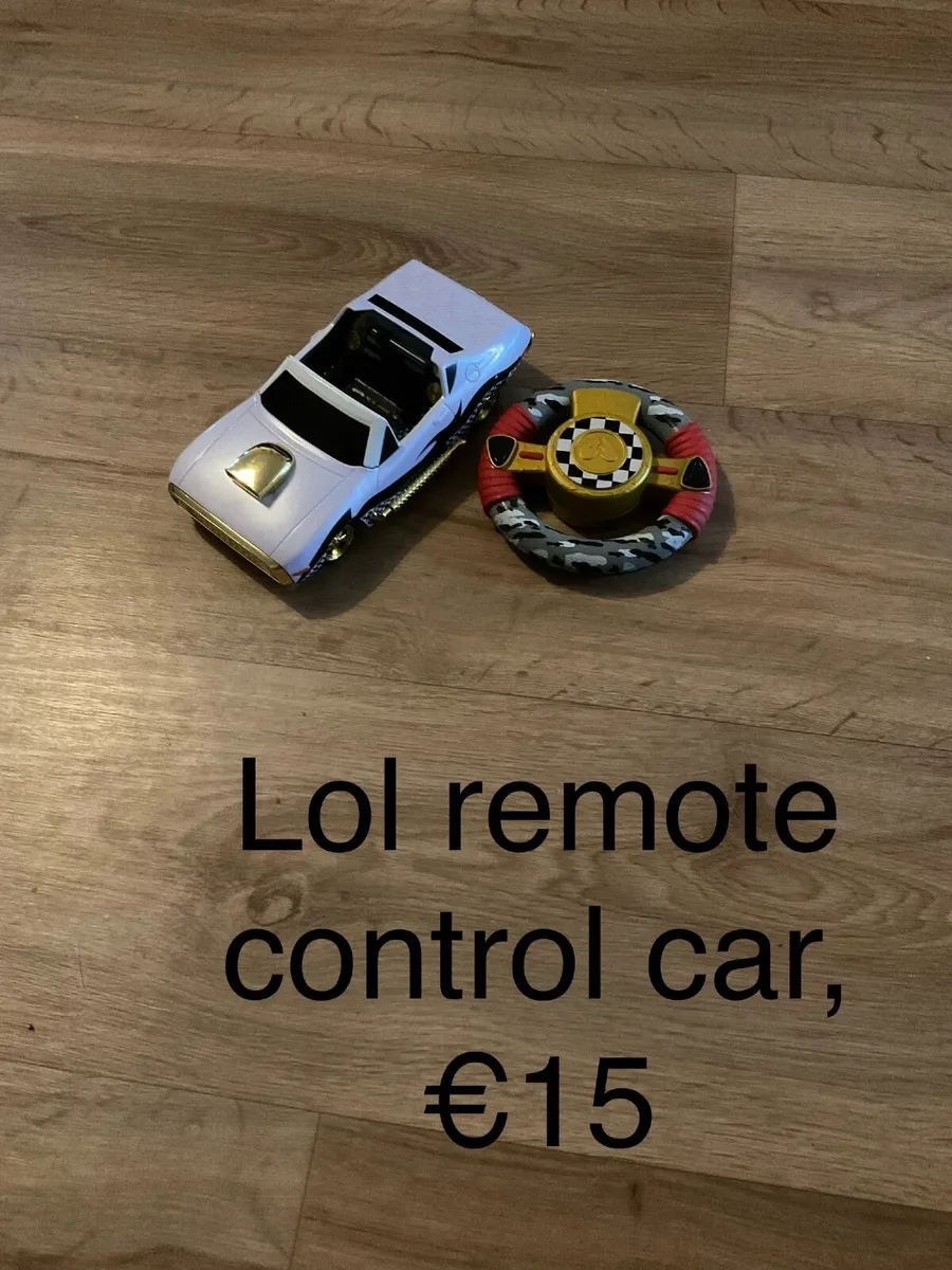 lol remote control car, rarely used