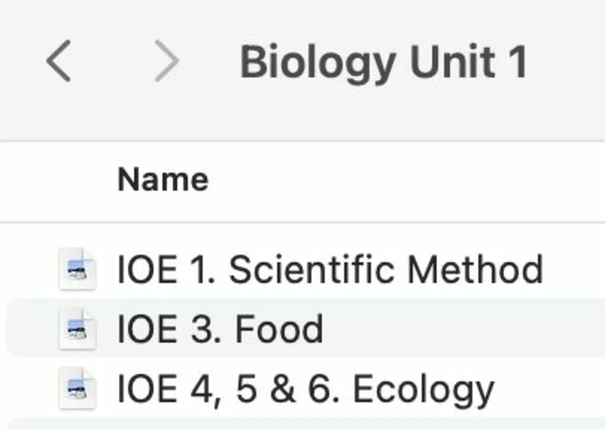 LCHL Biology Notes from The Institute of Education - Image 2