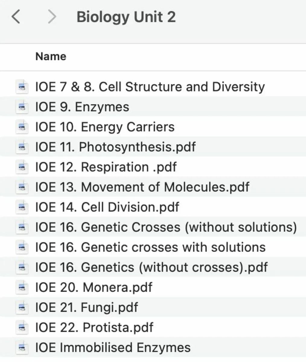 LCHL Biology Notes from The Institute of Education - Image 3