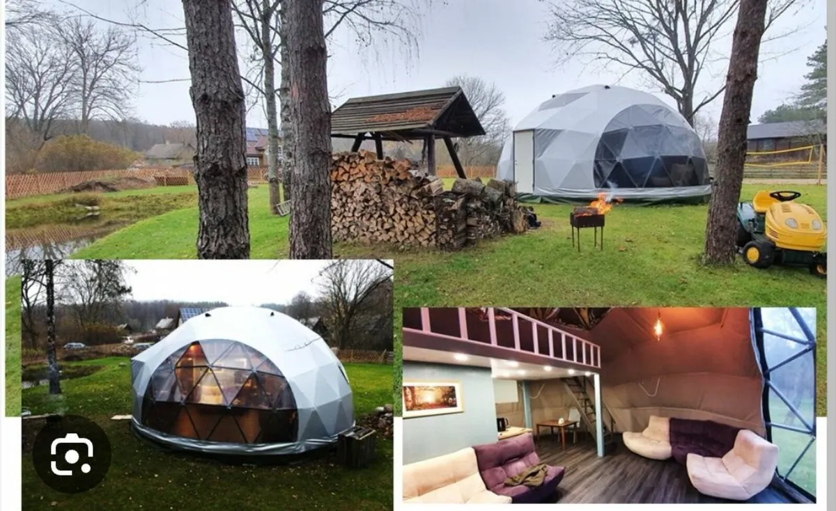 Luxury 5m(16.4ft) Durable Dome Glamping Igloo - Image 1
