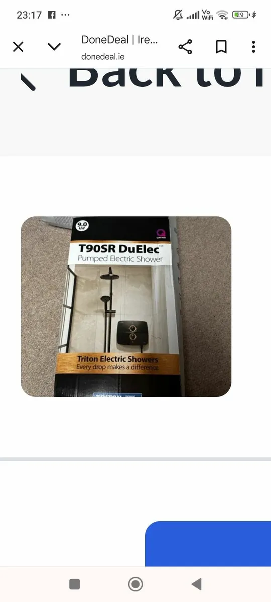"WANTED" Triton shower