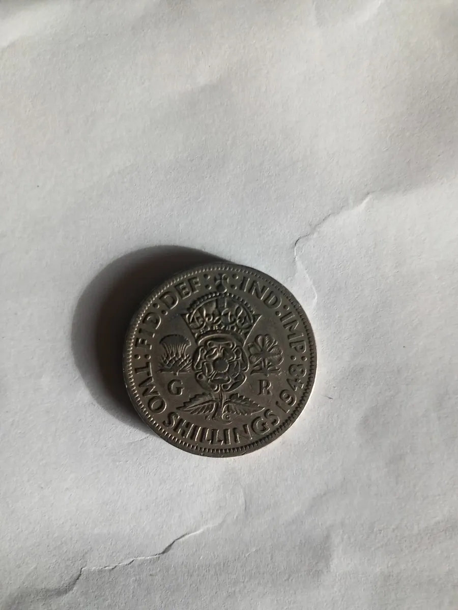 Old Two Shilling Coins for sale - Image 1
