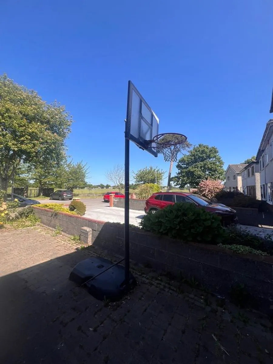 HitSport adjustable/moveable basketball hoop - Image 3