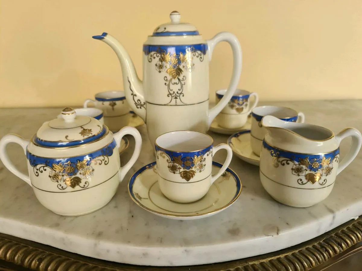 Rare Meito china coffee set - Image 1