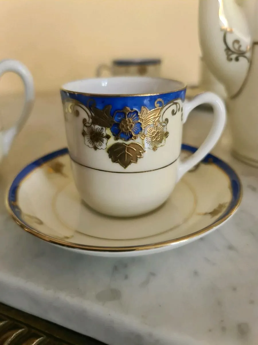 Rare Meito china coffee set - Image 4