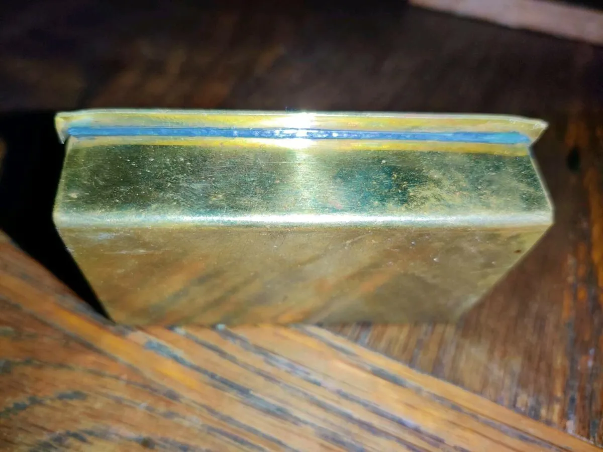 SOLID BRASS VINTAGE, Large Matchbox Holder ! - Image 3