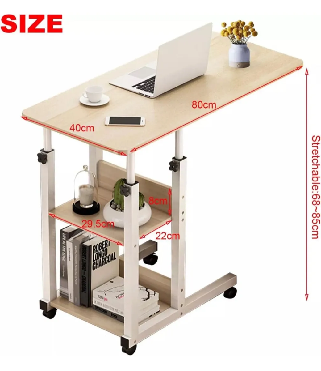 NEW Over Bed Desk Table Height Adjustable - Image 4
