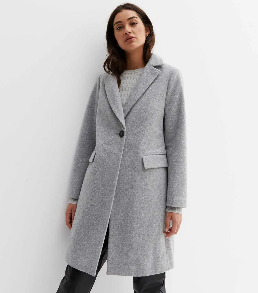New Look Grey Coat – UK 12 - Image 4
