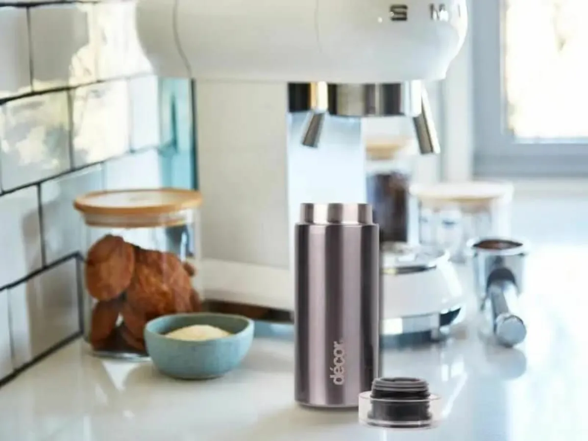 200ml Décor Double Wall Stainless Steel Coffee Mug - Image 3