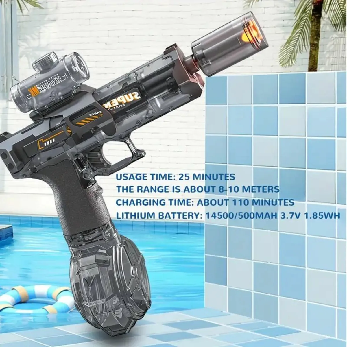 Desert Eagle Water Spray Toy Water Gun - Image 2