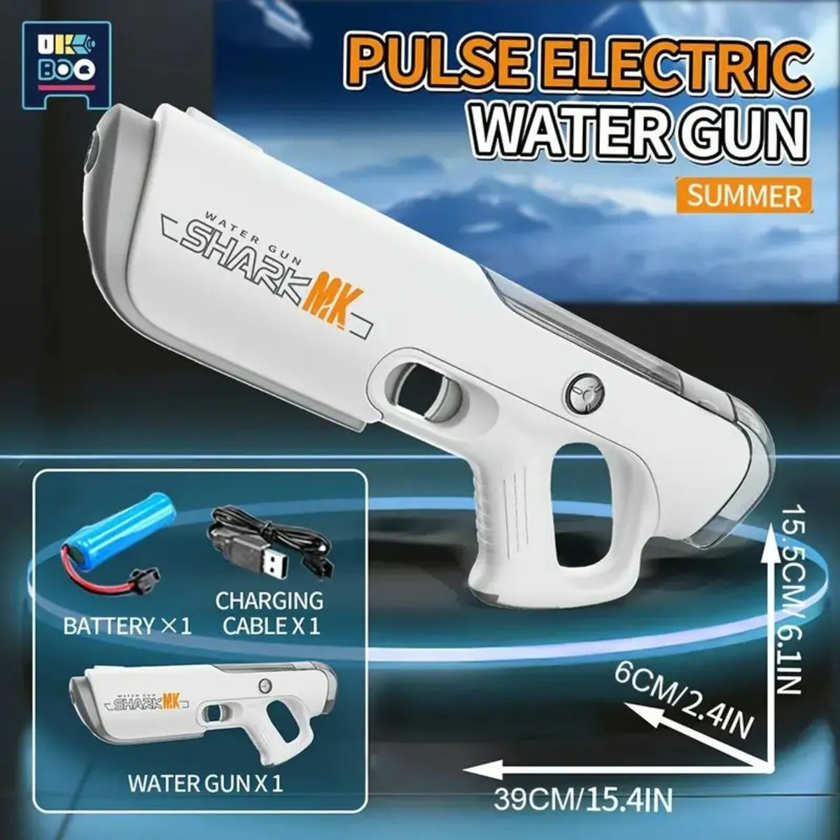 UKBOO High-Power Electric Water Gun Toy - Image 2