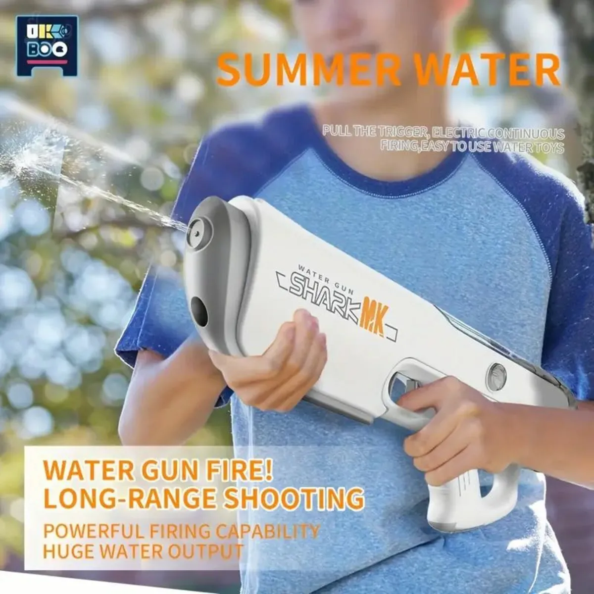 UKBOO High-Power Electric Water Gun Toy - Image 4