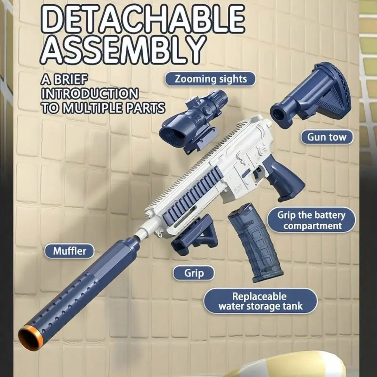 EM416 Electric Water Gun Toy - Image 3
