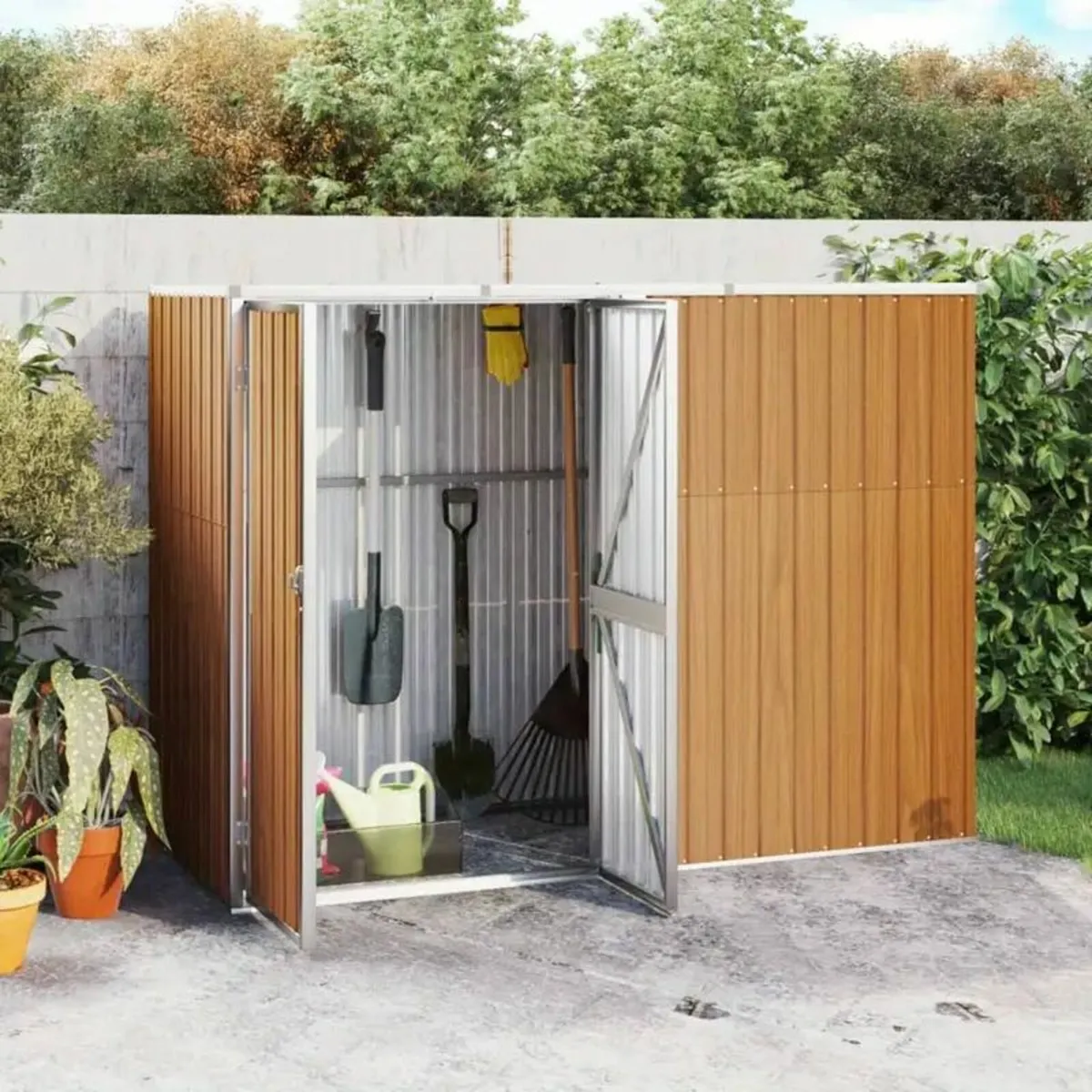 Garden Tool Shed Brown - Image 1