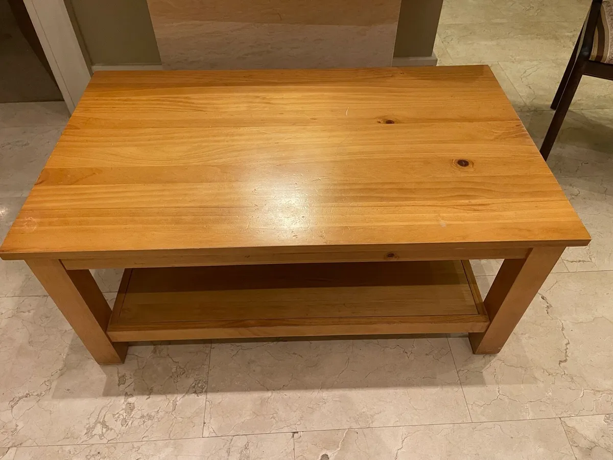Good Sized Solid Coffee Table - Can Deliver - Image 1