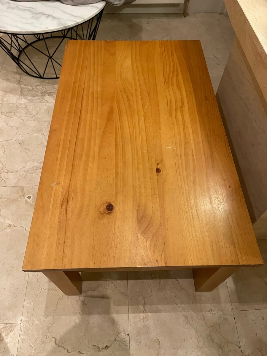 Good Sized Solid Coffee Table - Can Deliver - Image 2