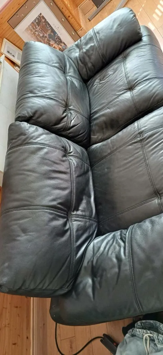 Leather style sofa