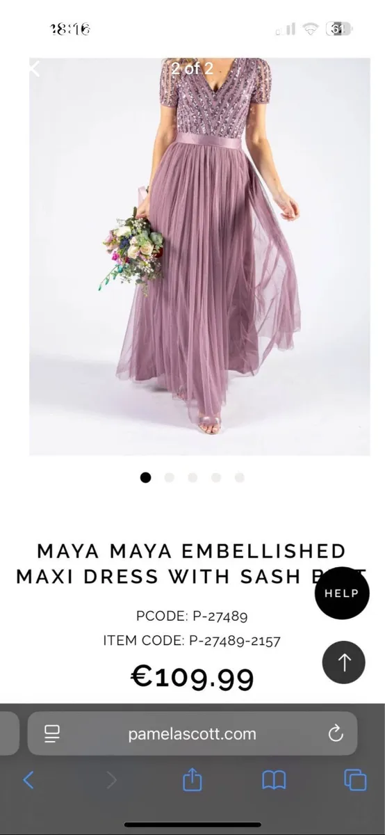 Bridesmaid dresses x3 - Image 3