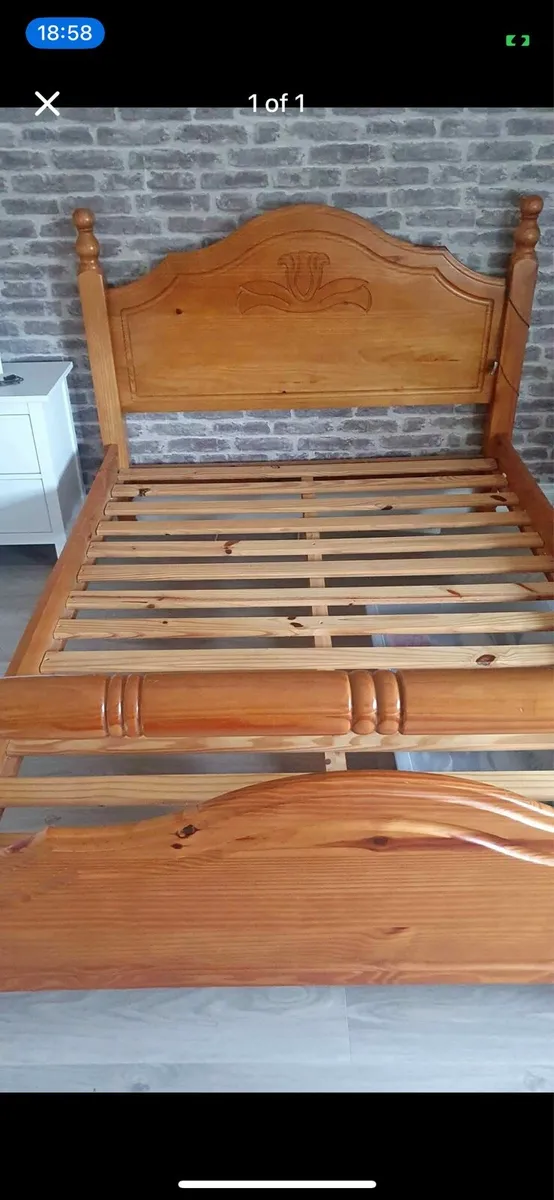 Double bed frame (4,6ft)