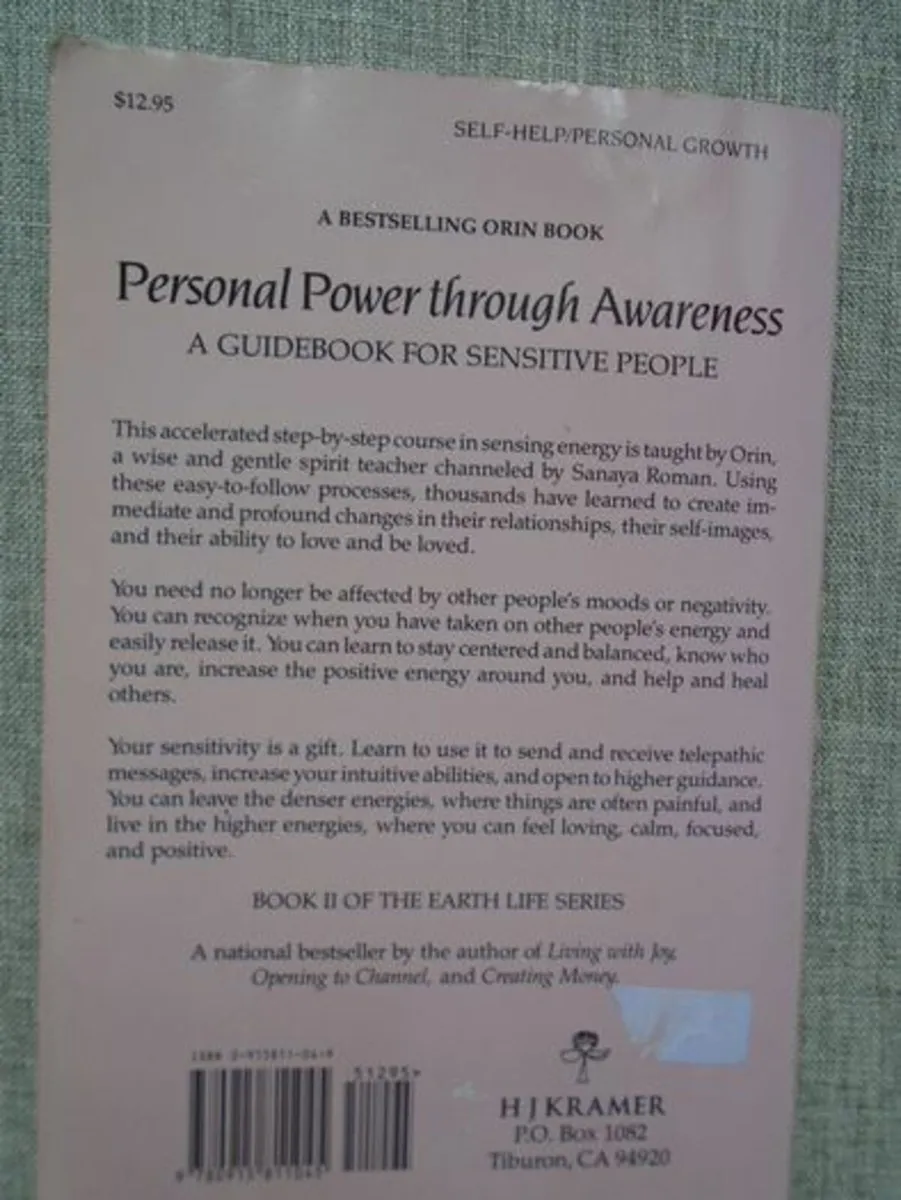 Personal Power through Awareness,paperback book, - Image 3
