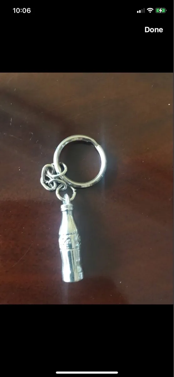 Coca Cola Metal Key Ring - Image 2