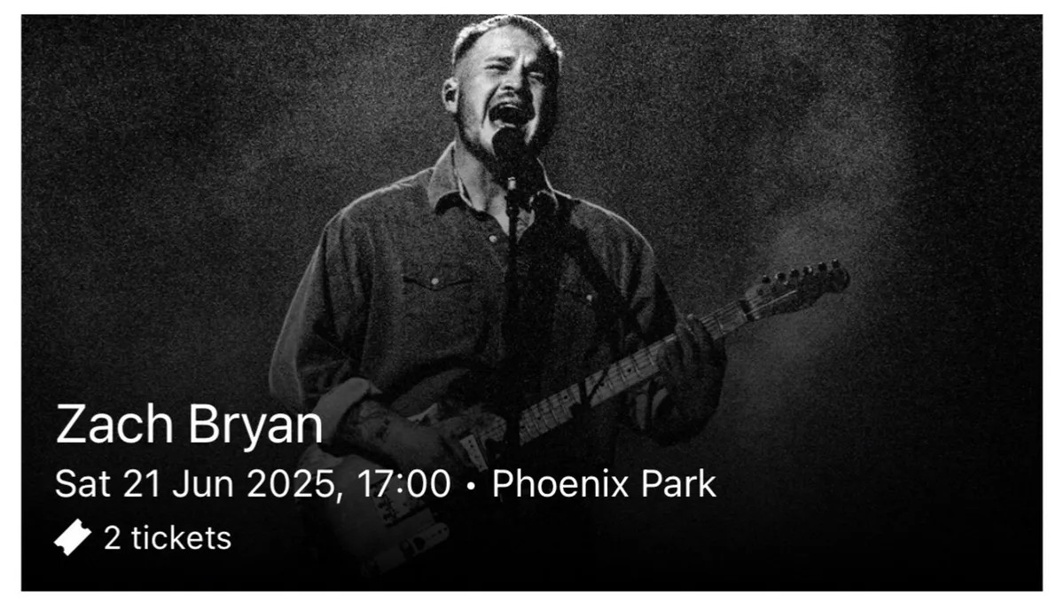Zach Bryan Tickets (2)