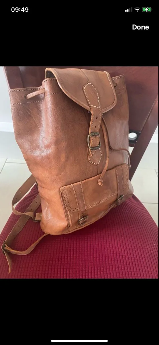 Leather Knapsack - Image 2