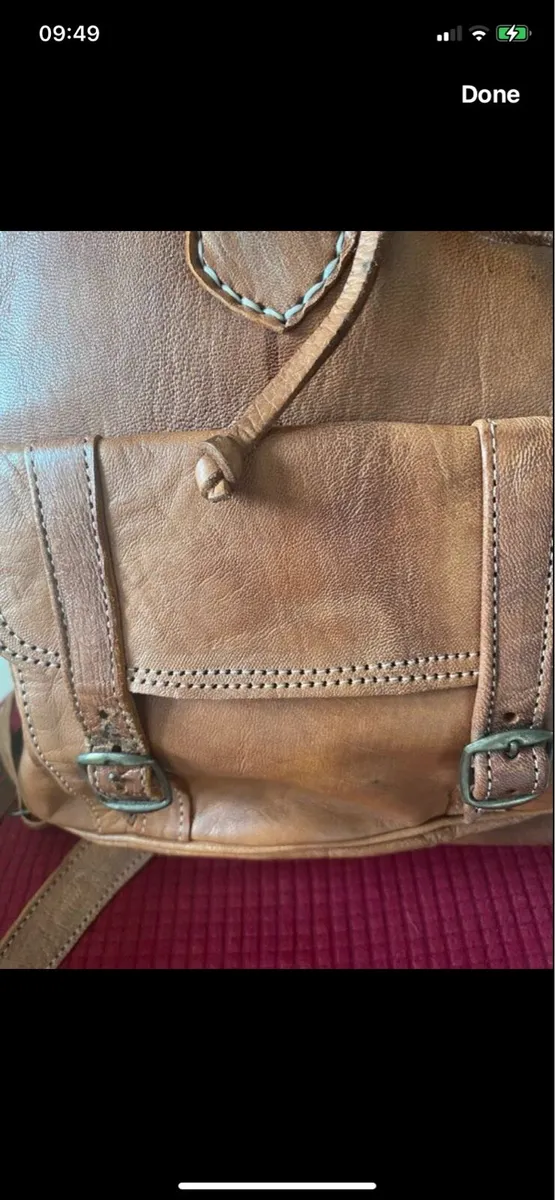 Leather Knapsack - Image 4